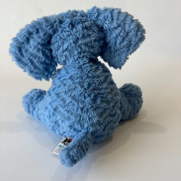 Jellycat Blue Fuddlewuddle Elephant Kids Stuffed Animal Plushie - Picture 2 of 3